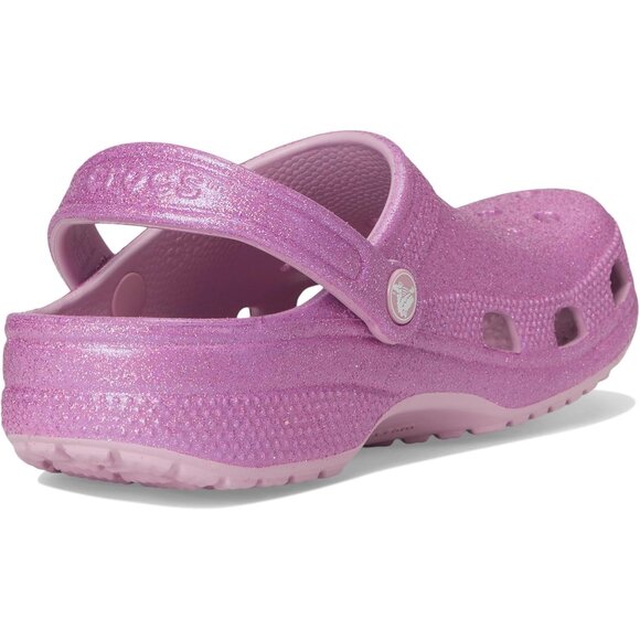 NEW CROCS Sizes 7-10 Women's Classic Iridescent Glitter Clog - Hydrangea - Picture 5 of 6